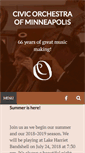 Mobile Screenshot of civicorchestrampls.org